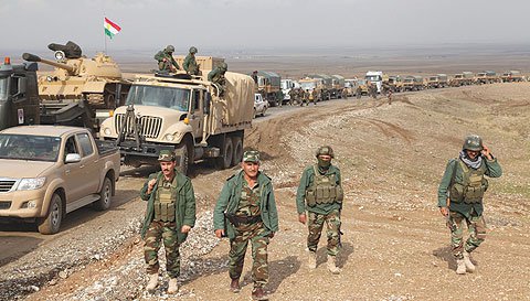  Peshmerga launches military operation in Sinjar under Barzani’s supervision