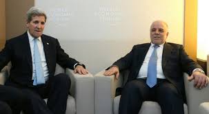 Abadi and Kerry discuss economic crisis and war against ISIS