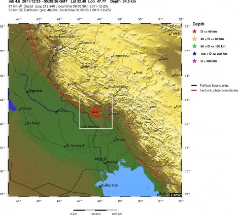  Earthquakes increasing in north Iraq