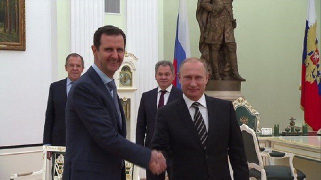  Assad and Putin meet in Moscow