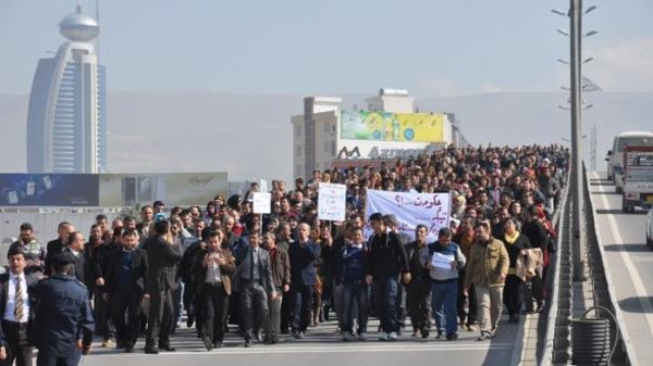  Protests in Kurdistan over delayed salary payments