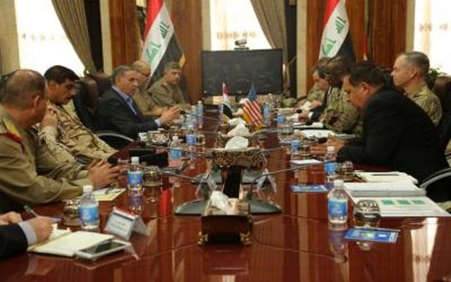 Obeidi and commander of US Central Command to discuss Ramadi liberation