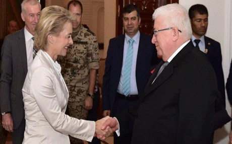  German Defense Minister arrives in Baghdad to discuss military cooperation