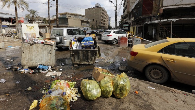  Baghdad officials say improved living standards behind garbage pileup