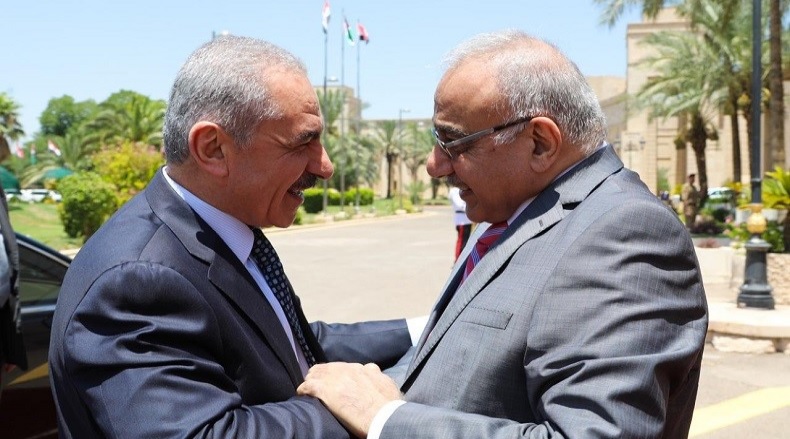  Iraqi premier reaffirms support for Palestinian people, rejection of settlement policy