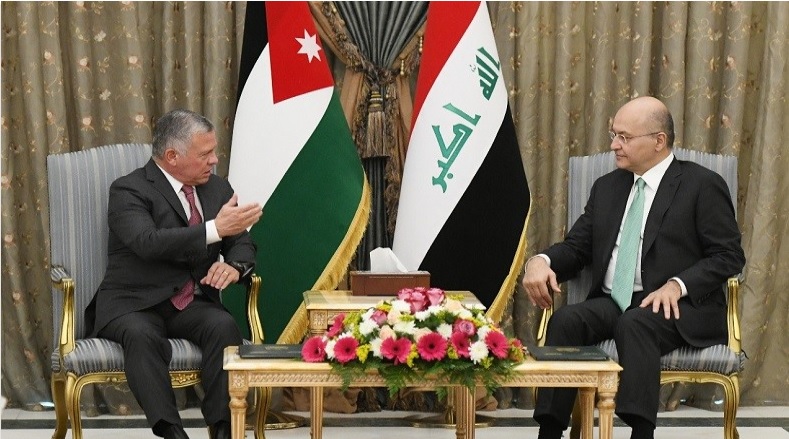  Iraqi president meets Jordanian king on boosting bilateral relations