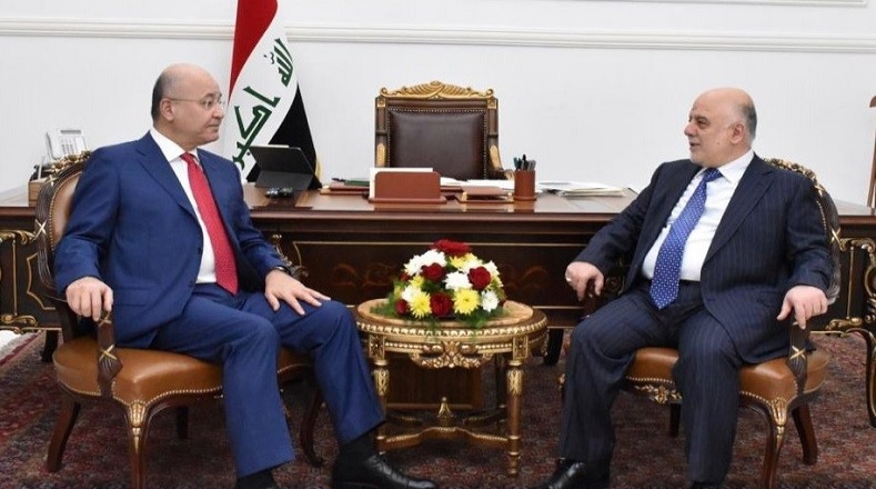  Iraqi president meets former premier on cabinet formation, regional crises