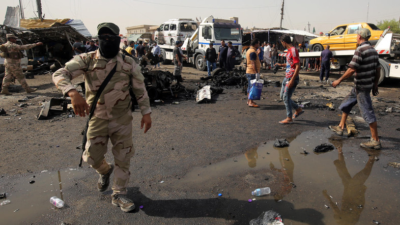  Four civilians wounded, civilian killed in bomb blast, armed attack in Baghdad