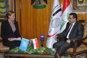  Baghdad Governor, UN delegation discuss addressing arbitrary housing in Baghdad