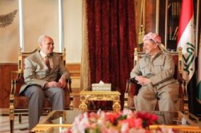  Barzani, Kurdish figures from Turkey discuss bilateral relations