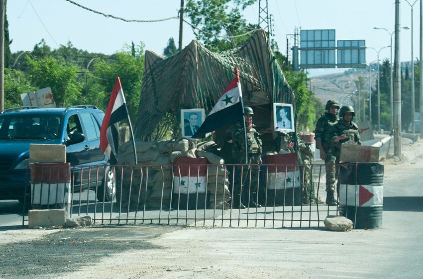  Militants remove security checkpoint south of As Suwayda