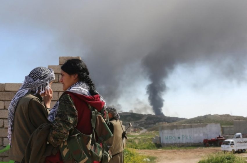  ENKS Headquarter in Girki Laki, Rojava Bombed