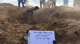  Remains of tens of security personnel found in mass grave, south of Mosul