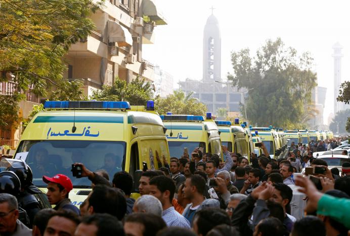  Egypt mourns victims of church bombing, angry survivors say security lax