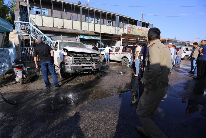  Two killed, four wounded in bomb blast, west of Baghdad