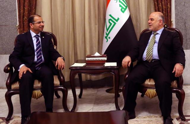  Jubouri and Abadi discuss the ongoing military operations in Anbar