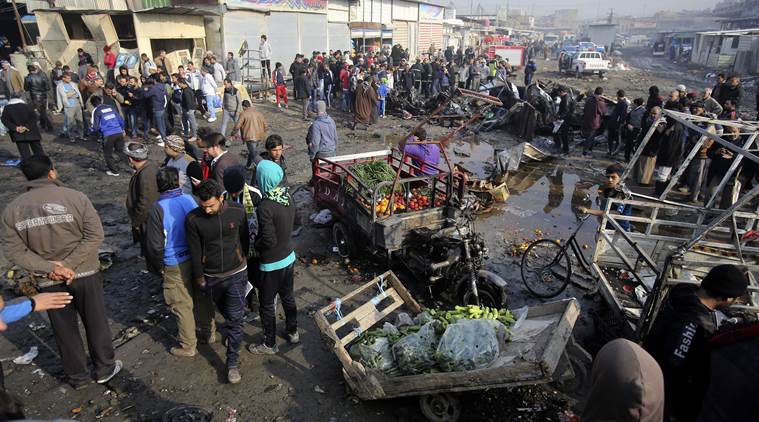  Two people injured in bomb blast at Baghdad market
