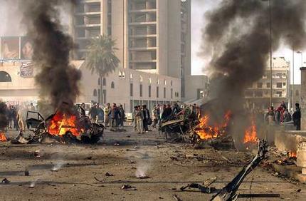  Bomb blast near Baghdad, ten casualties