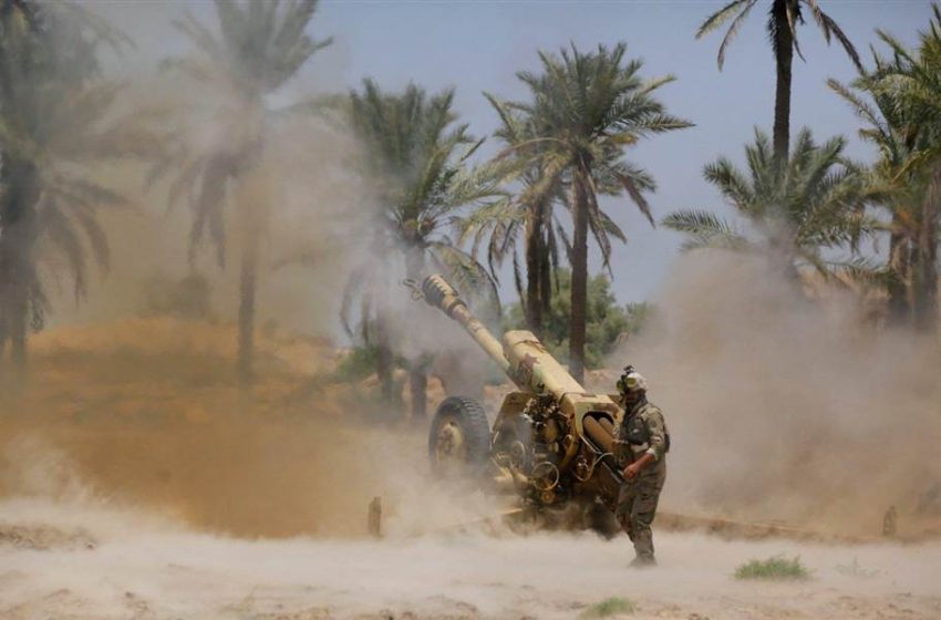  Iraqi forces shell ISIS headquarters in Ishaqi District, around 18 militants killed