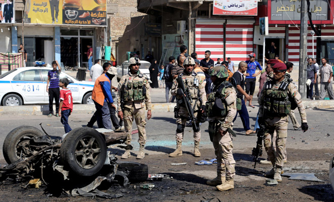  Security personnel killed, another wounded in bomb blast, north of Baghdad