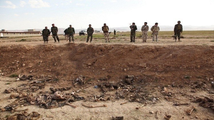  Mass grave located in Diyala depending on IS fighter confessions