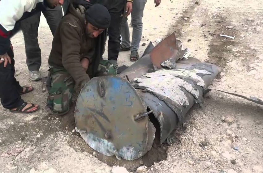  Bomb squad dismantles explosive barrel near Nineveh Police Academy