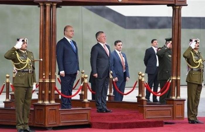 Iraqi, Jordanian leaders discuss boosting bilateral relations in various fields
