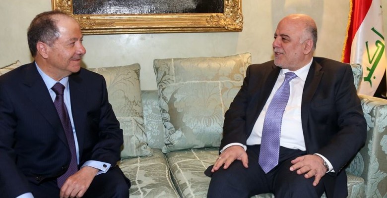  Abadi to visit Erbil, meet with Barzani on Monday