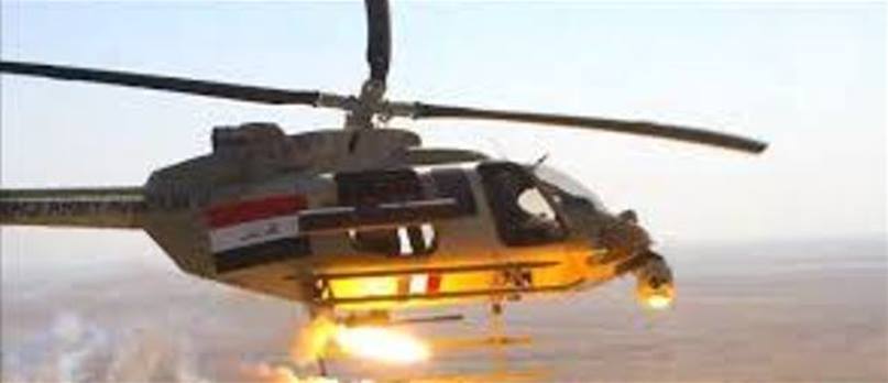  Iraqi army aviation destroys ISIS convey composed of 24 wheels in Anbar