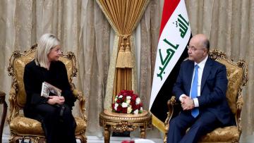  Iraqi president meets UN envoy on latest developments in Iraq