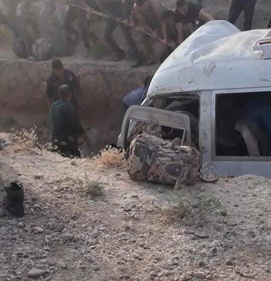  In photos: 5 Iraqi policemen dead as bomb blast targets their bus in Kirkuk