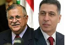  Salihi appreciates Talabani’s support for Turkmen issues