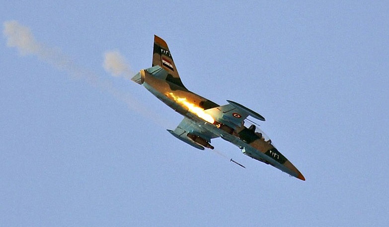  Syrian air raid kills over hundred ISIS militants in Tabaqa Airbase north of Syria