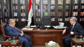  Talabani, Khuzayi discuss suitable ways to settle crisis