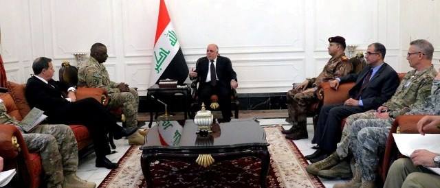  US forces commander of the central region arrives in Baghdad