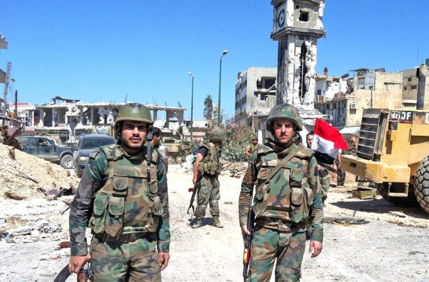  Syrian regime forces shell Tel al-Hara west of Daraa