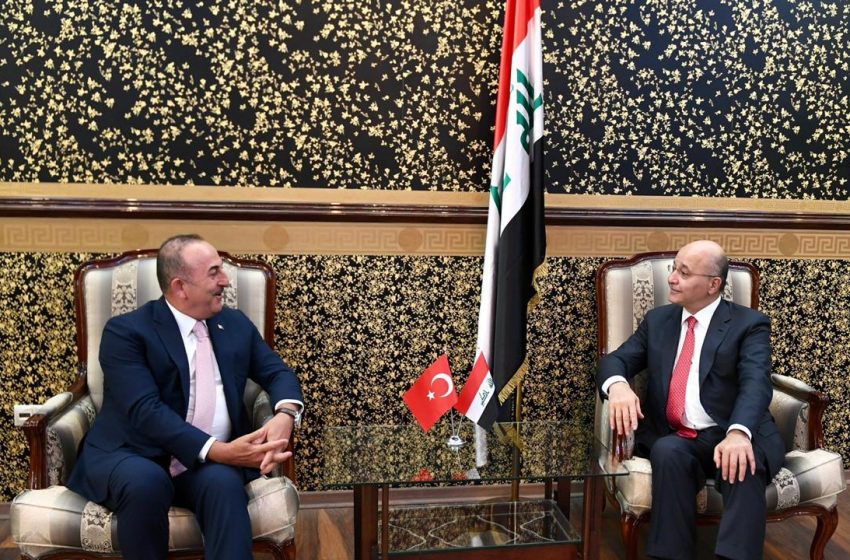  Iraqi president meets Turkish foreign minister in Erbil
