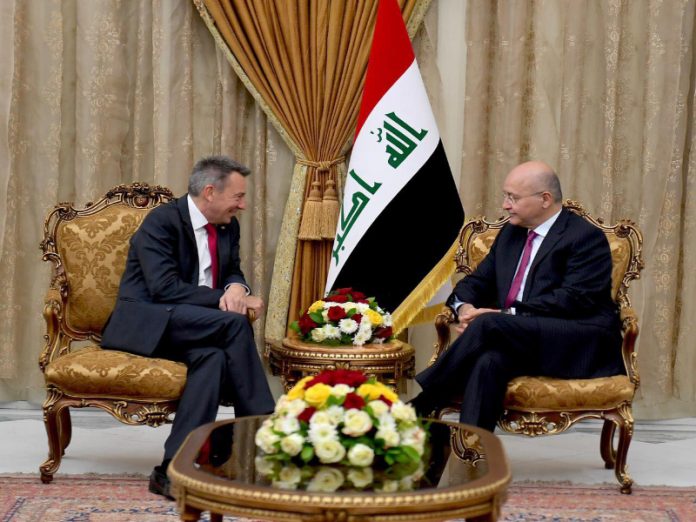  Salih meets ICRC chairman on humanitarian situation in Iraq