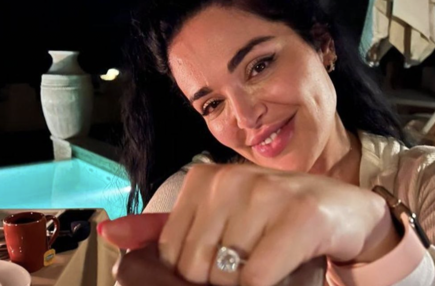 Iraqi-American Mona Kattan gets engaged in Dubai