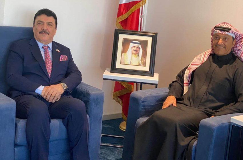  Iraq’s Chargé d’Affairs to Bahrain meets with Gulf Air CEO 