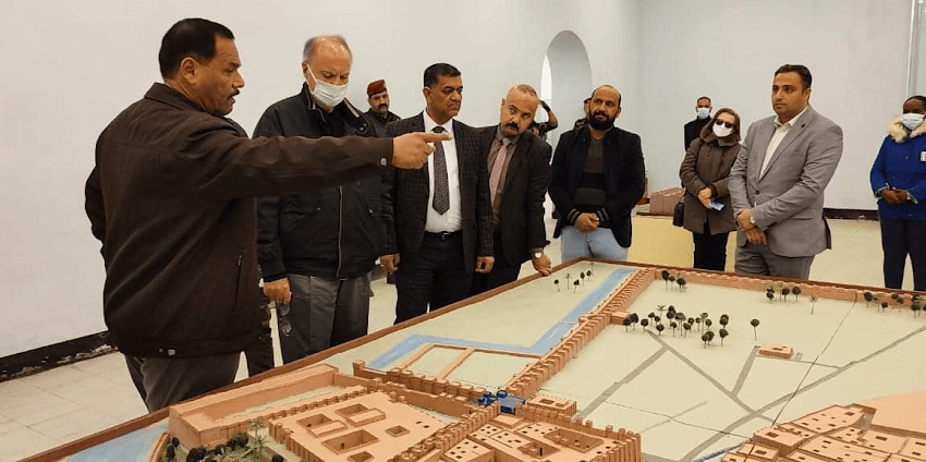  Iraqi Finance Minister visits the ancient city of Babylon