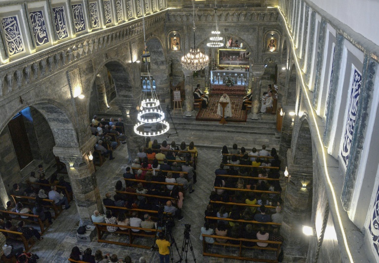  19th century Iraq church celebrates first mass since IS defeat