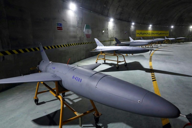  Iran unveils underground drone base