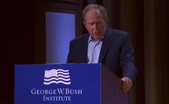  Big blooper by Bush while denouncing Putin’s war against Ukraine