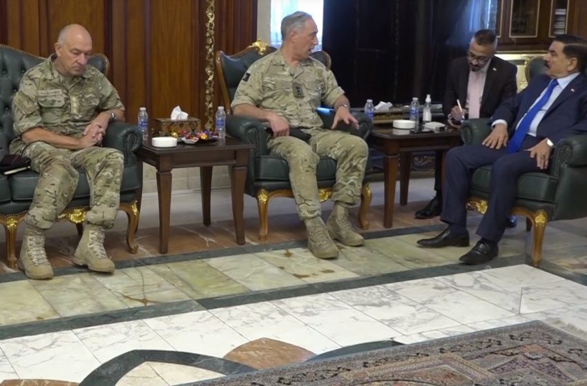  Iraqi Defense Minister discusses training, logistical support with NATO, European Coalition
