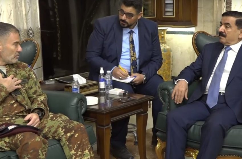  Iraqi Defense Minister, NATO’s new commander discuss training support