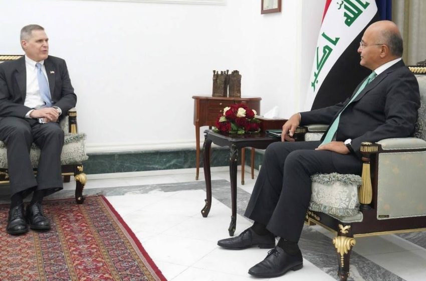  Iraq’s President stresses on developing US-Iraq bilateral ties