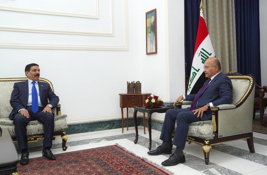 Iraqi President stresses continuation of pressure on terrorism