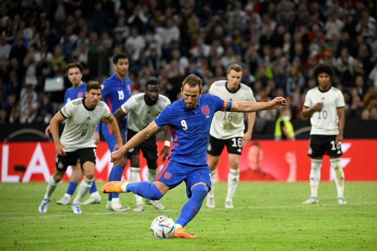  Kane’s 50th England goal rescues draw with Germany