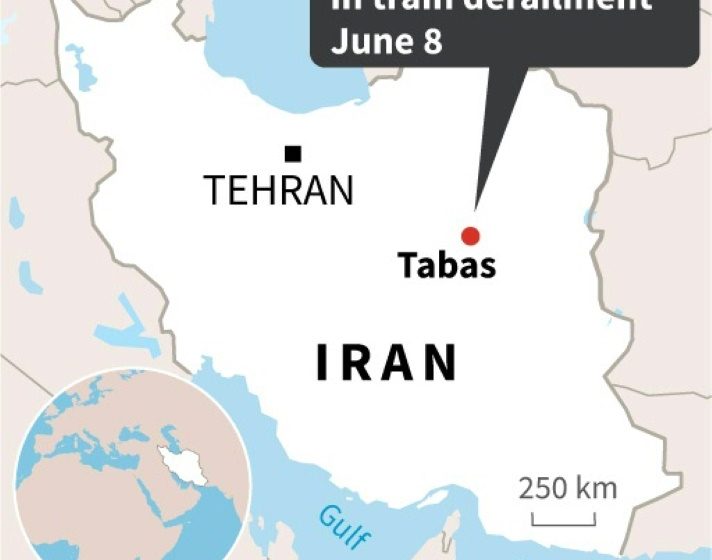  At least 17 killed in train derailment in central Iran